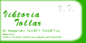 viktoria tollar business card